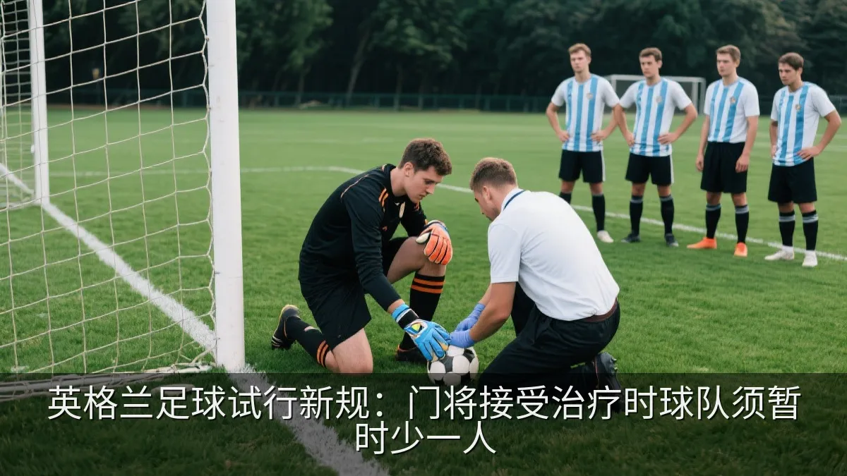 英格兰足球试行新规：门将接受治疗时球队须暂时少一人